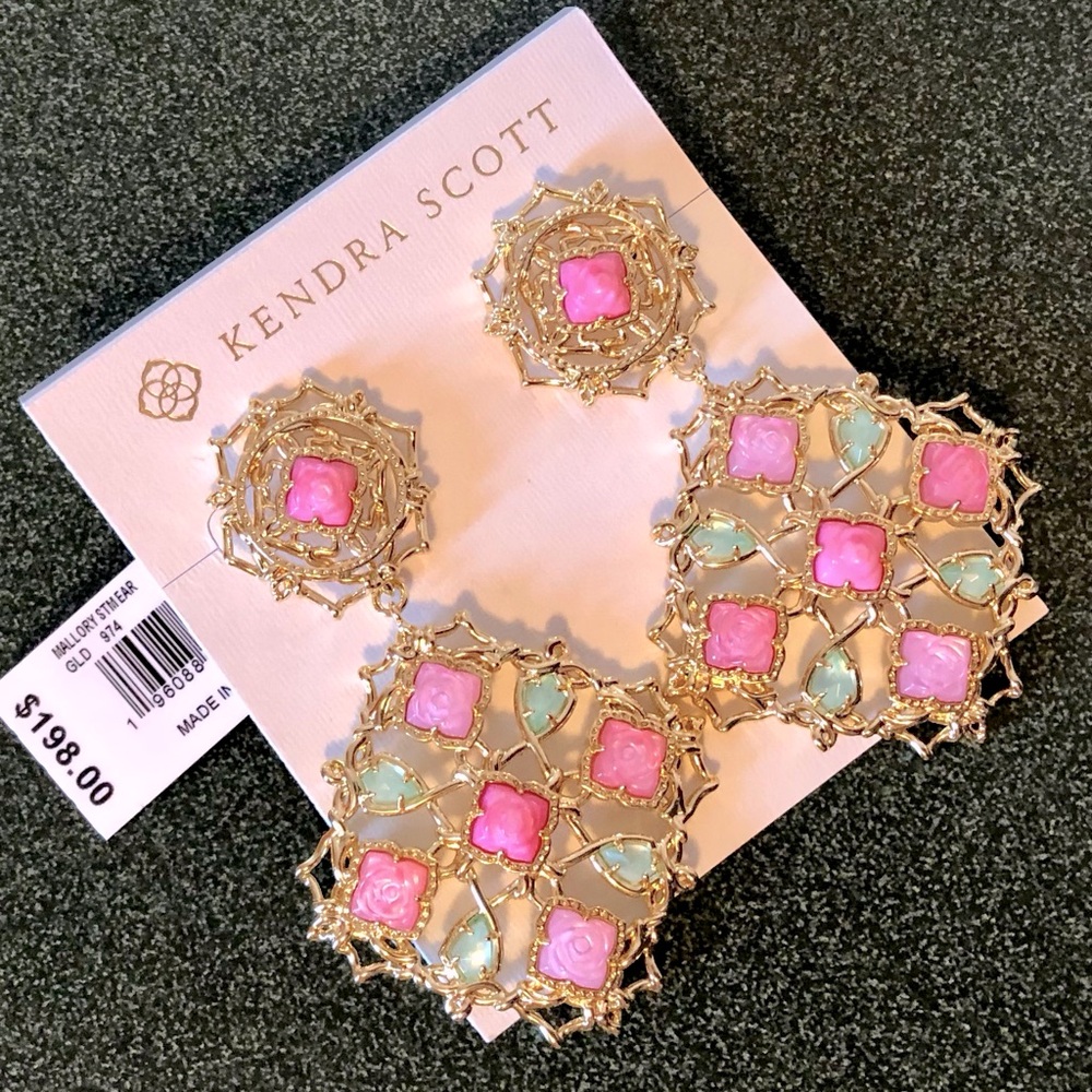 NWT Kendra Scott Mallory Statement Earrings
